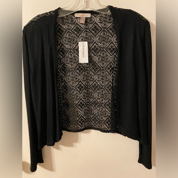 Roz & Ali Sweaters - Roz & Ali Short Cardigan